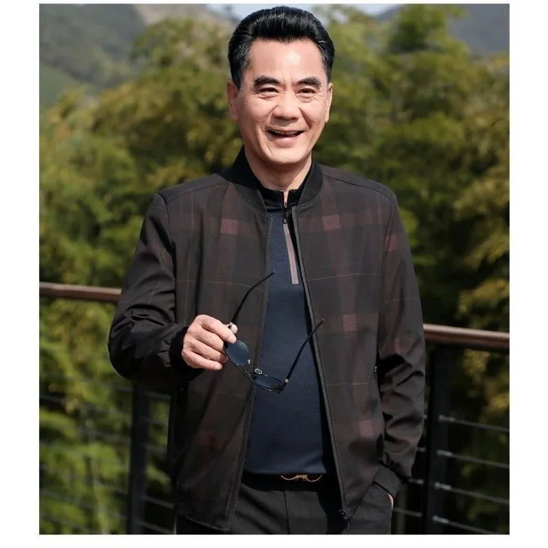 Spring Autumn Men Coat Bomber Jacket Windbreaker Outdoor Jacket Zipper Long Sleeve Pockets Casual Outerwear Long Sleeve Brands