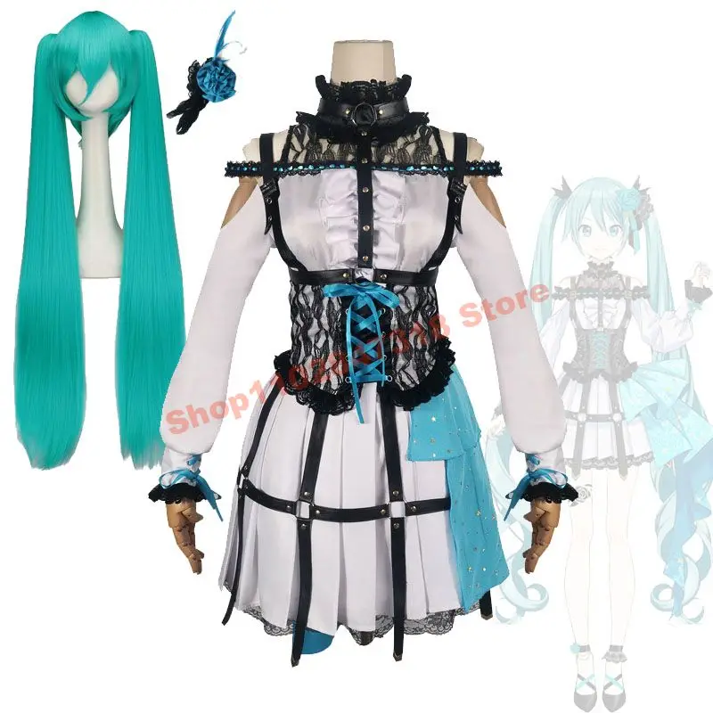 

2023 Project Sekai Colorful Stage! Miku Cosplay Dresses Virtual Singer Wig Royal Highness Princess Stage Costumes