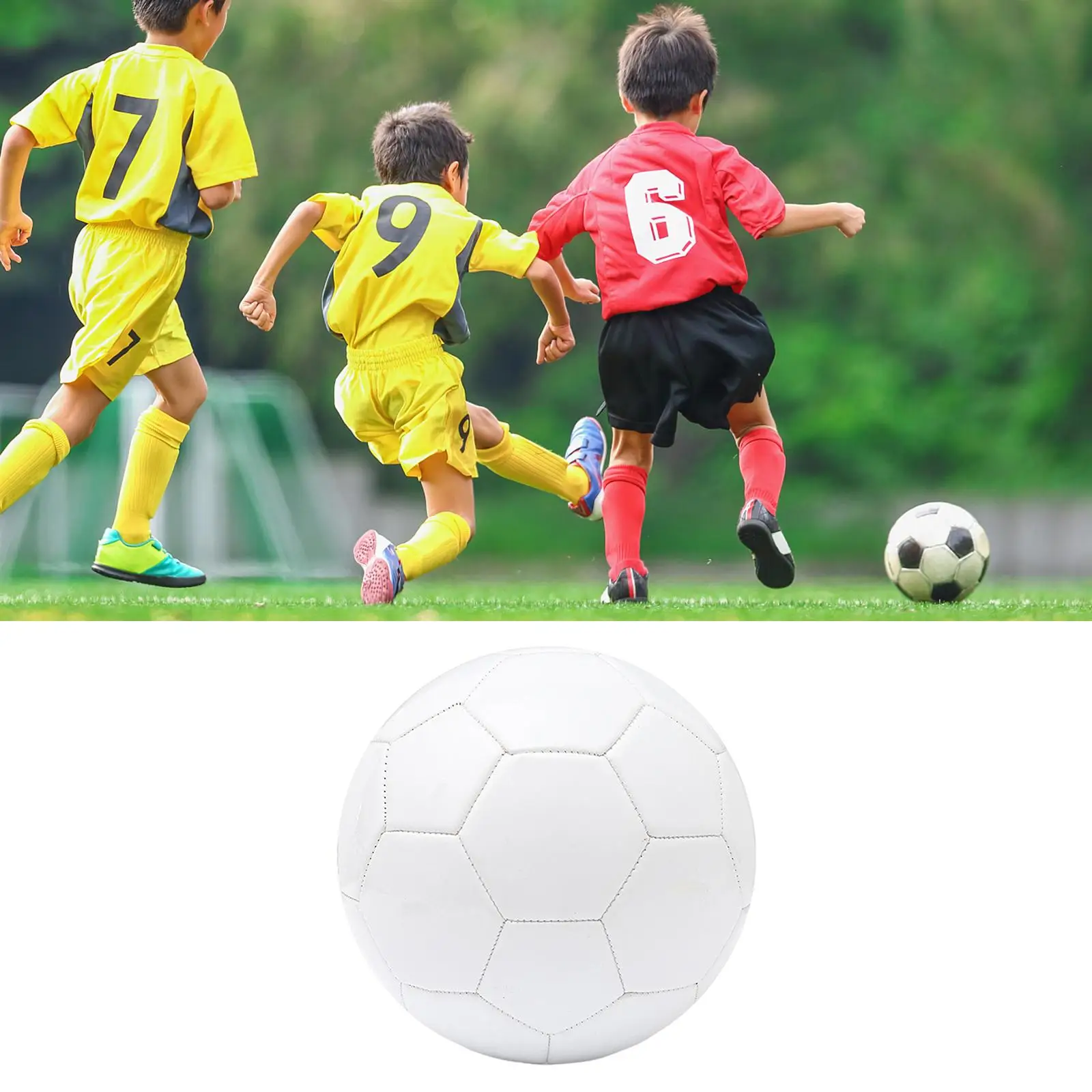 Ballon de foot Taille 5 en PVC cousu - OOGarden