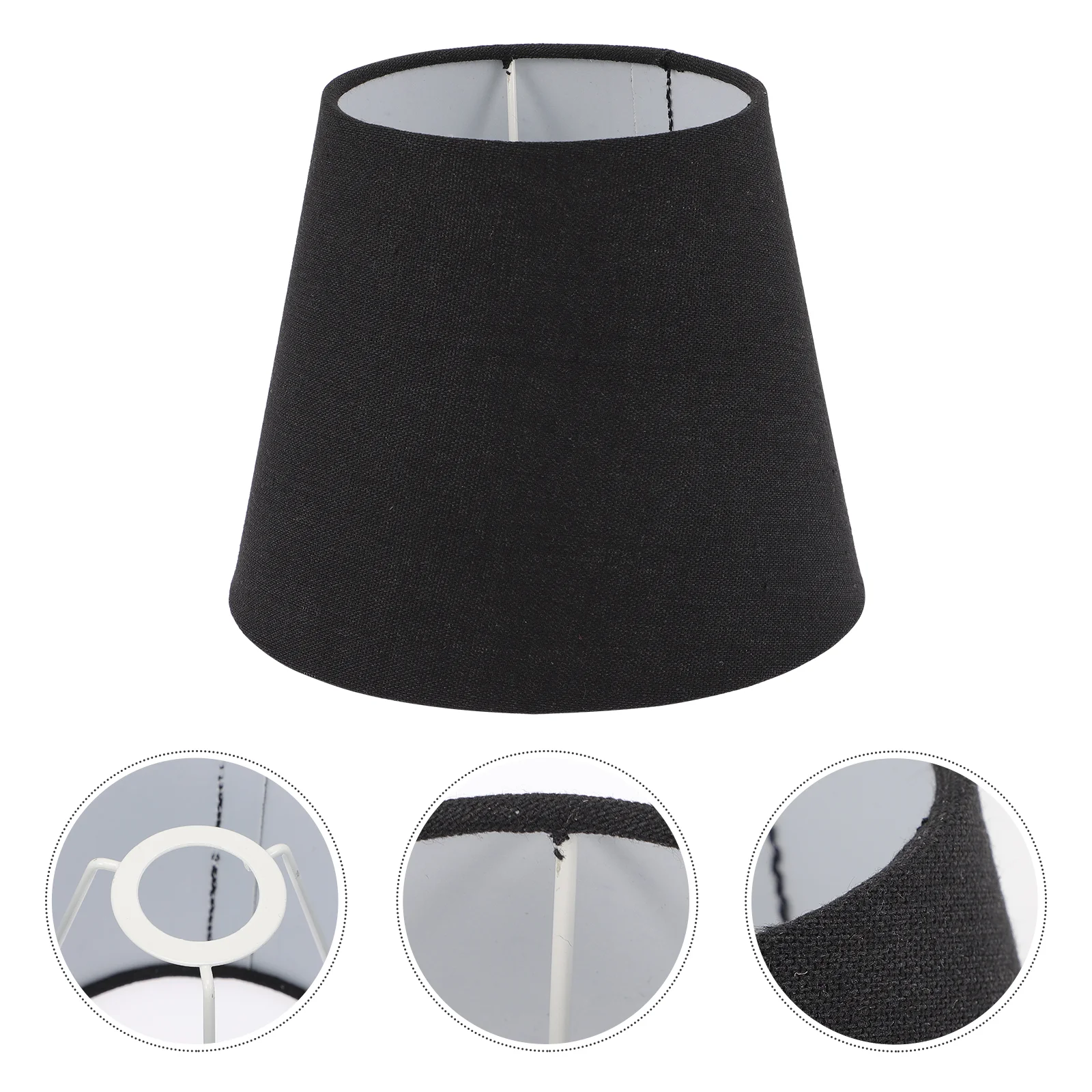 

Fabric Lamp Shades E14 Cone Barrel Lampshade Medium Drum Lampshades Replacement Clip Light Bulb Cover Table Lamp Bedside