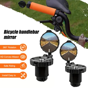 NPY Mini Specchietto Manubrio Bicicletta per Bicicletta Universale Regolabile Ruota 21-22mm MTB Bici Da Strada Specchietto retrovisore Accessori Bici