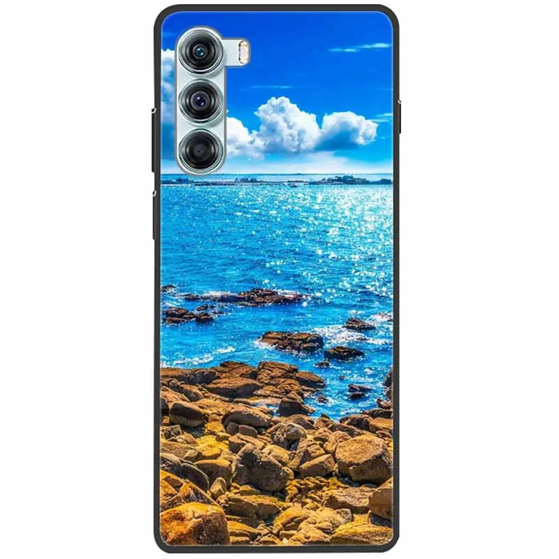 Sleek Black Silicone Protective Case with Soft Cover and Cute Design
