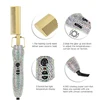 Electric Heating Comb Hair Straightening Rhinestone Hot Comb Curling Iron Heated Brush Peigne Chauffant Cheveux Peigne chaud 4