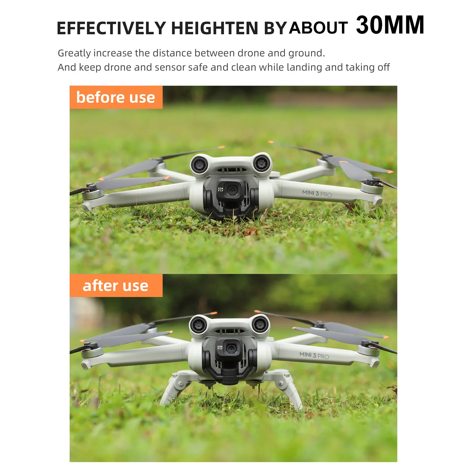 DJI Mini 3 Pro Mavic 3 Landing Gear Support Legs