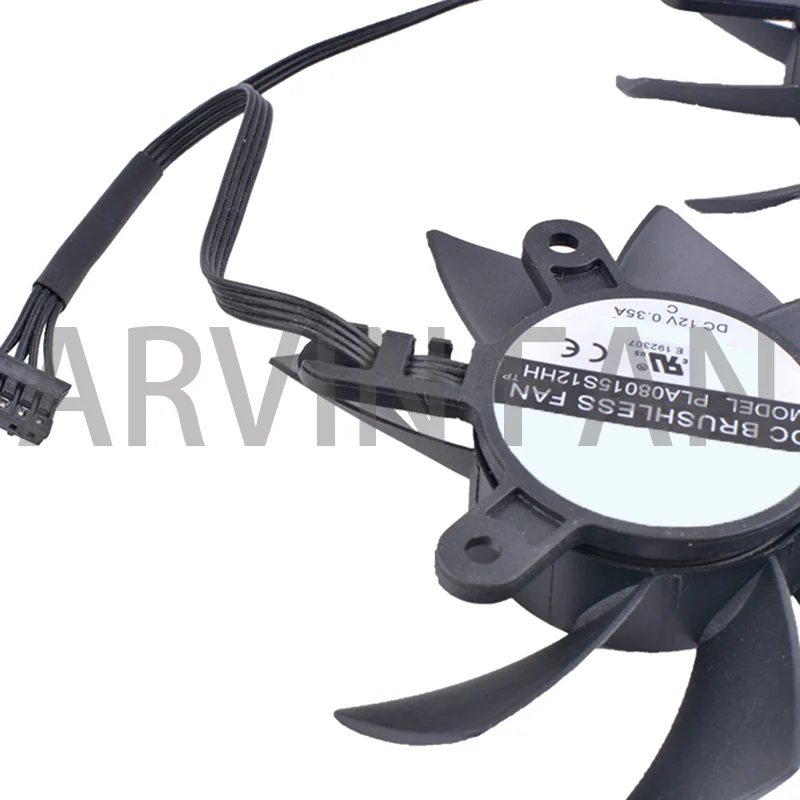 

COOLING REVOLUTION PLA0815S12HH 12V 0.35A 4-wire 4pin GTX680 Graphics Card Cooling Fan