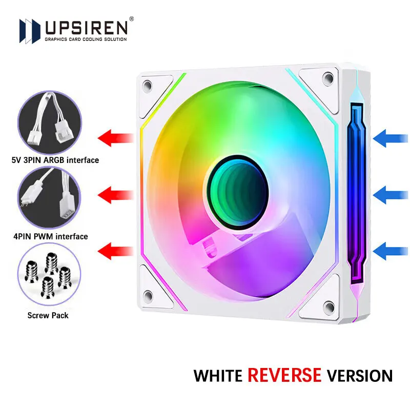 High-Performance 12cm ARGB Quiet Cooling Fan with PWM Control