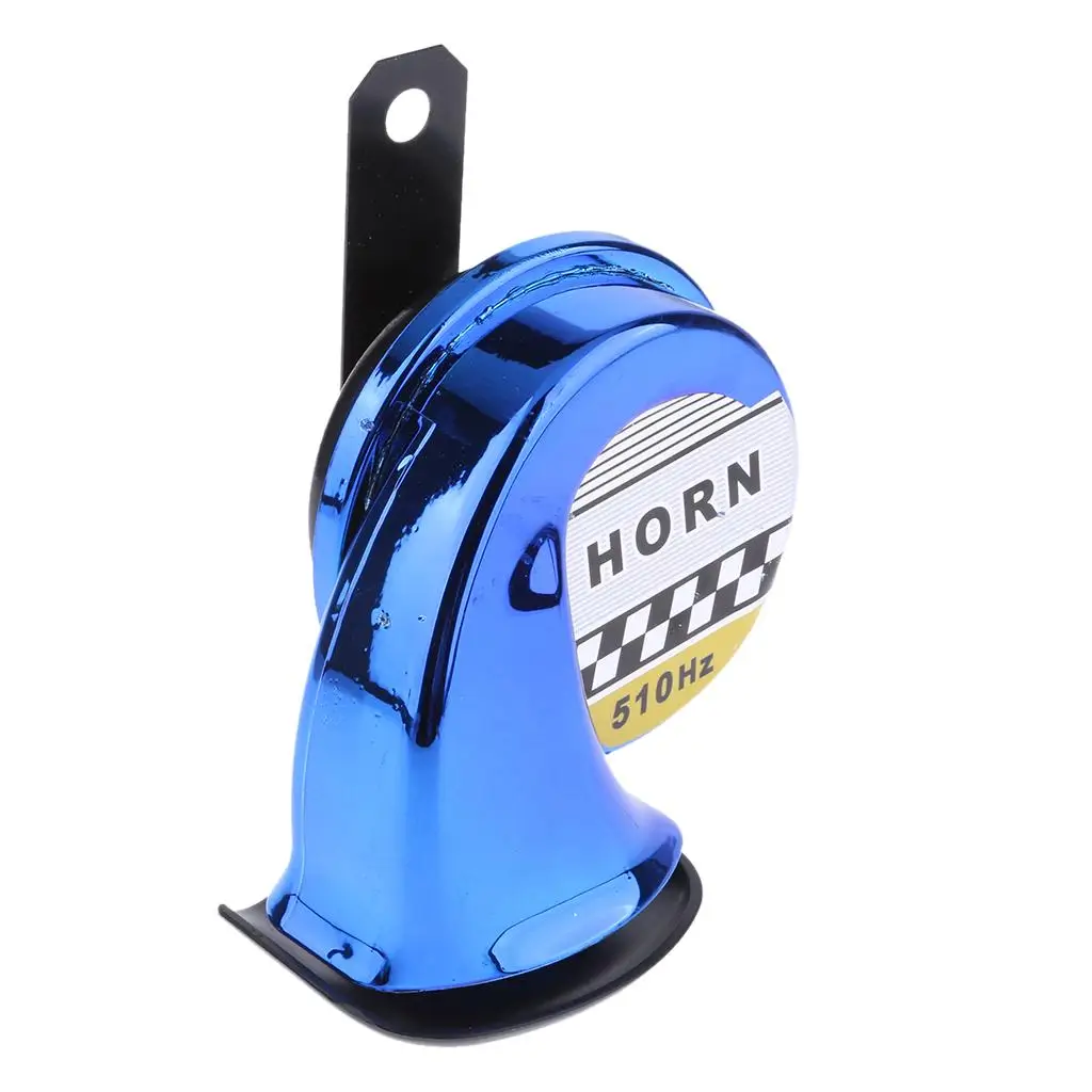 Car Motorcycle 130dB Loud Snail Air Horn Siren Waterproof 510hz 12V DC Low Power Consumption and High Performance