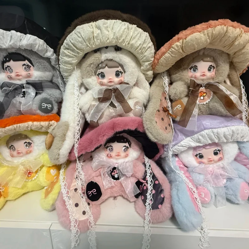 Nommi 400%マッシュルームハットシリーズ Jade 黒 Nommi 400% Mushroom Hat Series Blind Box Cute 400% Nommi V2