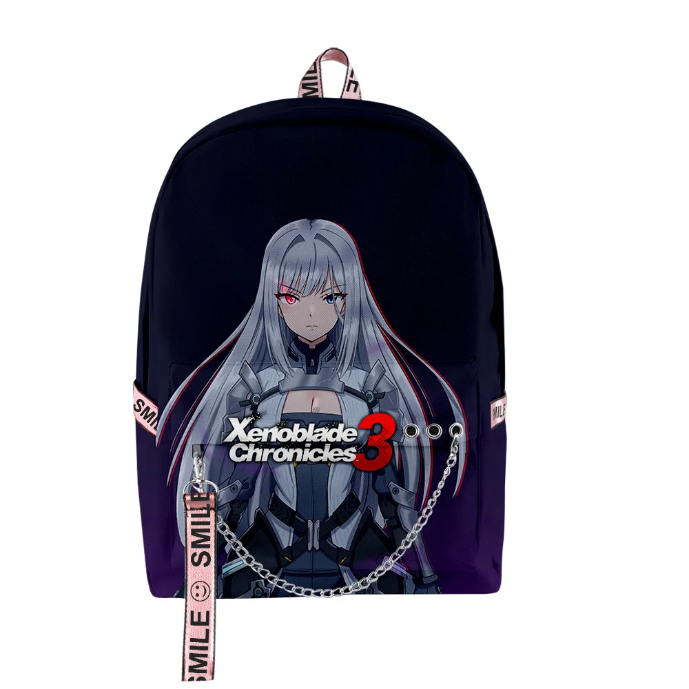 Popolare Xenoblade Chairs 3 Game 3D Print School Bags Unisex Oxford Waterproof Notebook Zaini Da Viaggio Multifunzione