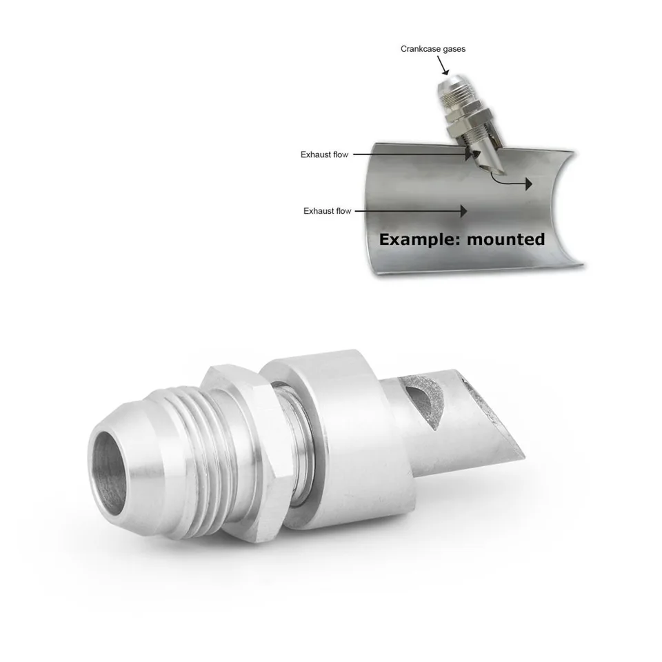 E-VAC SCAVENGER KIT 2 SETS 2 Sets Stainless Steel E-VAC Scavenger Kit – 304 Exhaust Vacuum Fitting Vent – Universal Fit Ford Stainless Steel Car & Truck Exhaust System Kits - Foto 9