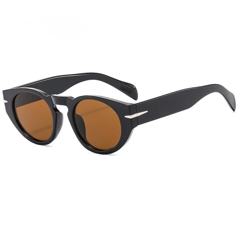 2023 New Fashionable Round Wide Leg Sun Men's Sunscreen Driving Sunglasses Cross Border European and American Fashion Sunglasses_voghion.com