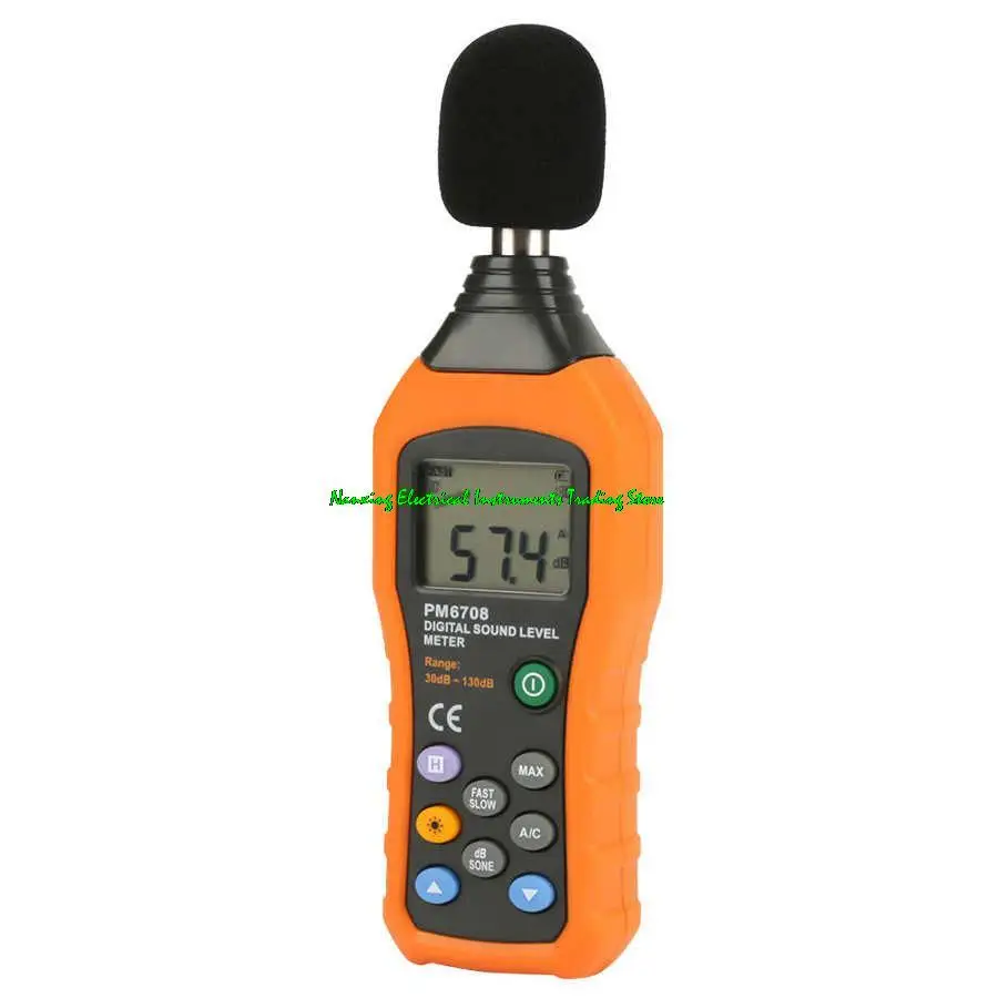 Pm6708 medidor de nível de som peakmeter