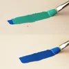 Single-support Paint Brush Flat-headed Pig Bristle Hair Water Gouache Oil Painting Pen Long Rod Art Students Color Art Supplies 5
