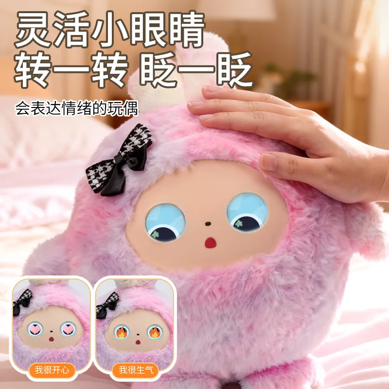 인터랙티브 AI 플러시 장난감 인형 다국어 영어 스페인어 러시아어 로봇 조기 교육용 장난감 지능 강화 인형