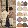 2025 KS Brand Winter Baby Boys Lambswool Jackets Vest Kids Clothes Girls Cherry Jackets Outerwear Coats Flight Suit Jackets 1-9Y