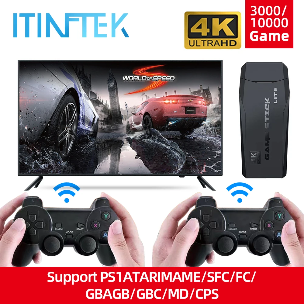 Консоль игровая беспроводная 64 ГБ 10000 дюйма 4K HD |