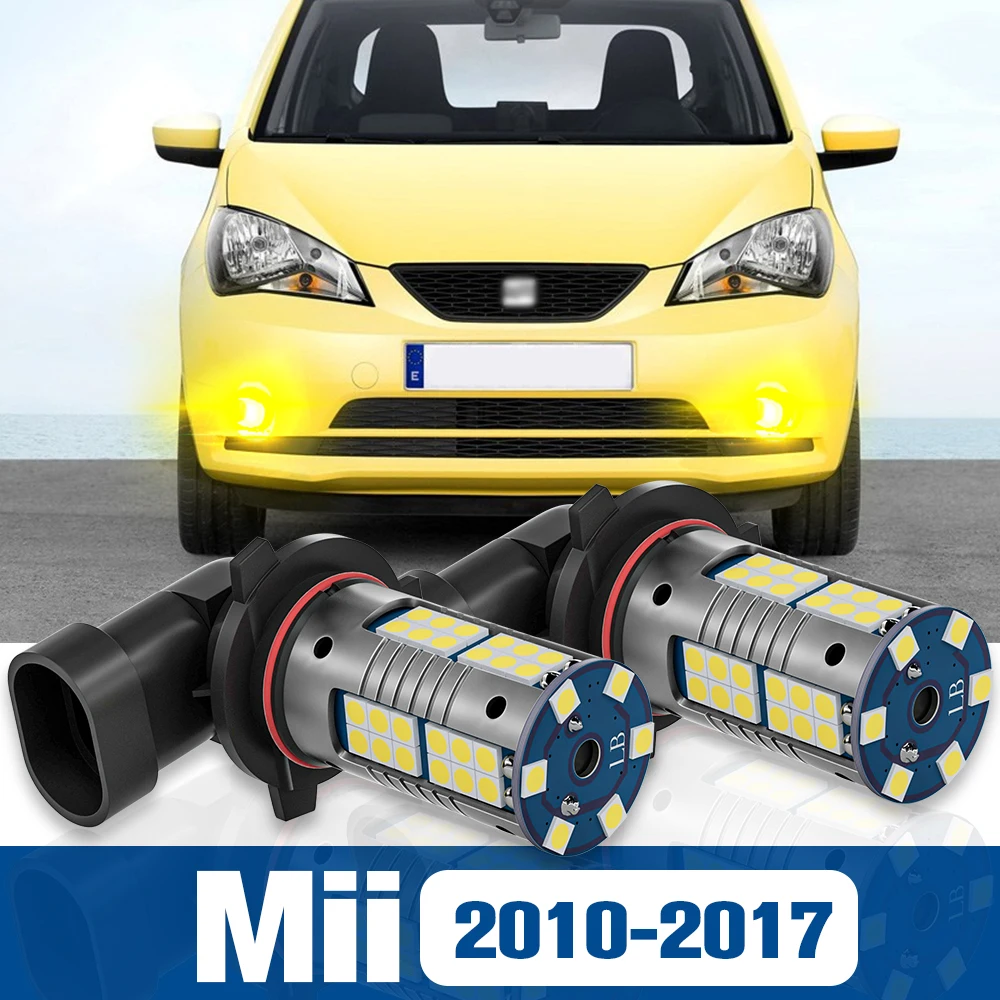 

2pcs LED Fog Light Blub Lamp Accessories Canbus For Seat Mii 2011-2019 2012 2013 2014 2015 2016 2017 2018