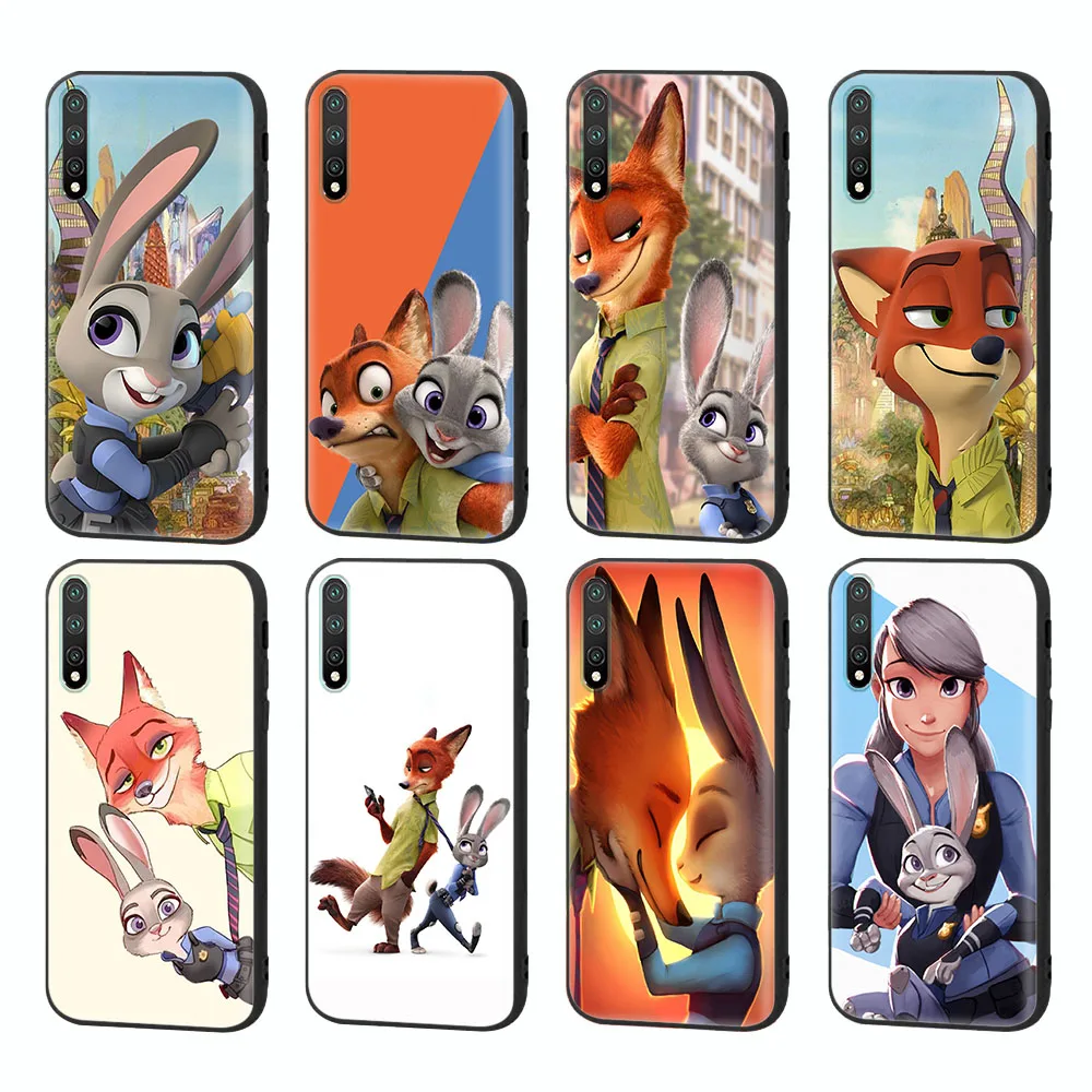 Custodia Morbida Nera Zootropis Per Samsung Galaxy S7 Edge J2 Prime J4 Core J5 Plus J7 Duo J8 Pro