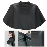 Hair Dye Tools Short Square Black Waterproof Hairdressing Salon Barber Hair Cutting Cape Cloth Wrap Hairdressing Cape Barber 1