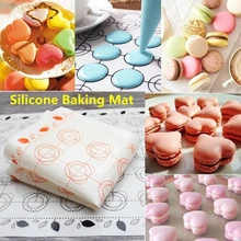 

Silicone Baking Mat Fondant Bakeware Macaron Oven Baking Tools For Cakes Pastry Tools Sheet Dough Roll Mats Pad Kitchen Gadgets