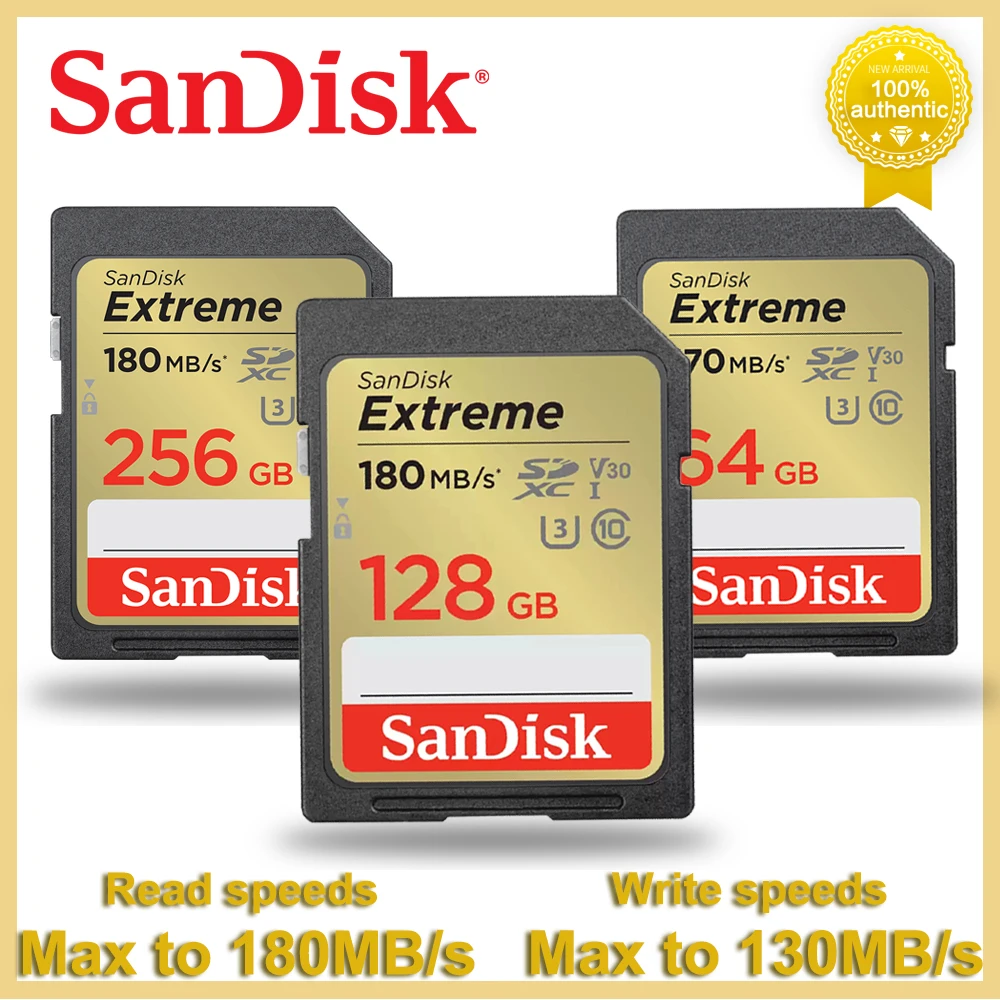 SanDisk ī޶ ī SD ī, SDHC SDXC UHS-I, , ִ 200 MB/s V30, 4K UHD  ޸ ī, 32G, 64G, 128G, 256G, 512G, C10