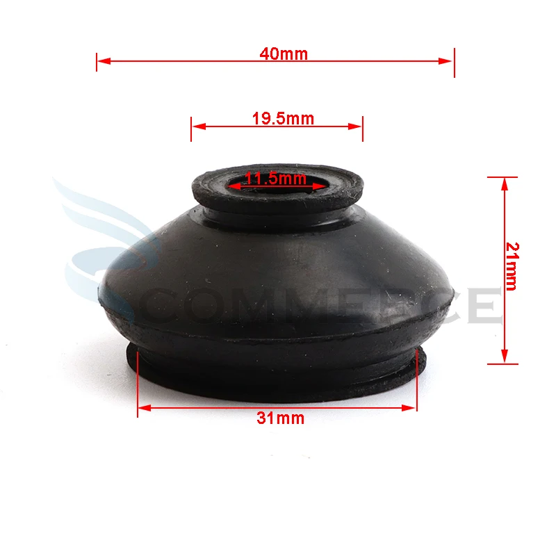 4 Pcs Suspension Steering Tie Rod Ends Ball Joint Universal Dust Protection Rubber Cover Chinese ATV Go Kart Quad Bike Parts rubber cover dust protection cover atv accessories