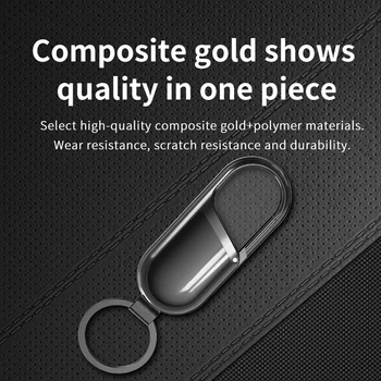 Anti-lost GPS airtag Smart Carabiner key chain Keyring with Find My tracker to attach Car key chain fob for use on Apple ios 1