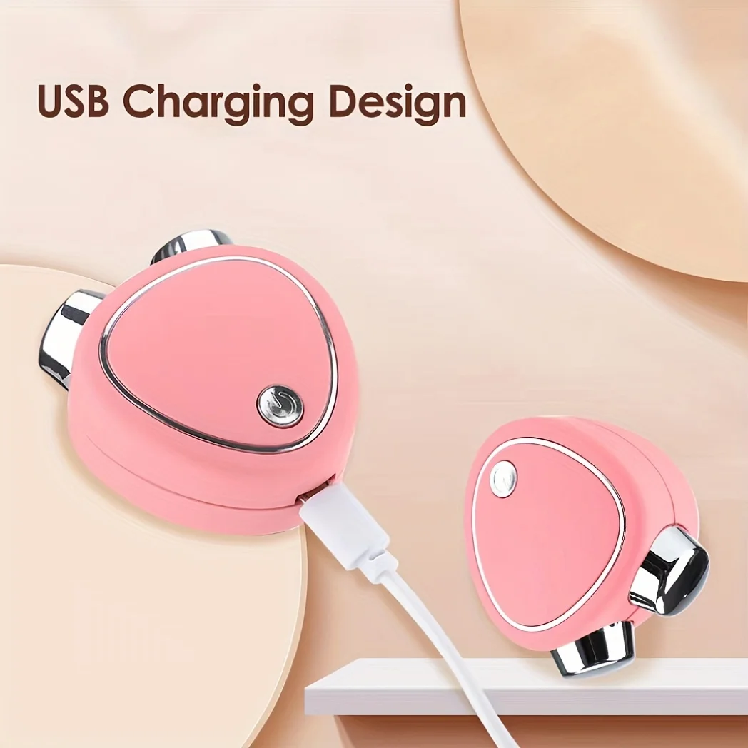 Facial Massager Facial Massage Instrument Beauty Instrument Mini Facial Beauty Instrument Portable Face Slimming Massager Skin Care Slimming Chin V Face Firming Facial Lifting Machine