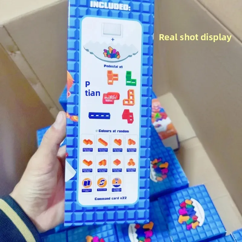 Tetra Tower Balance Stacking Blocks Game Board Games For 2 Players+