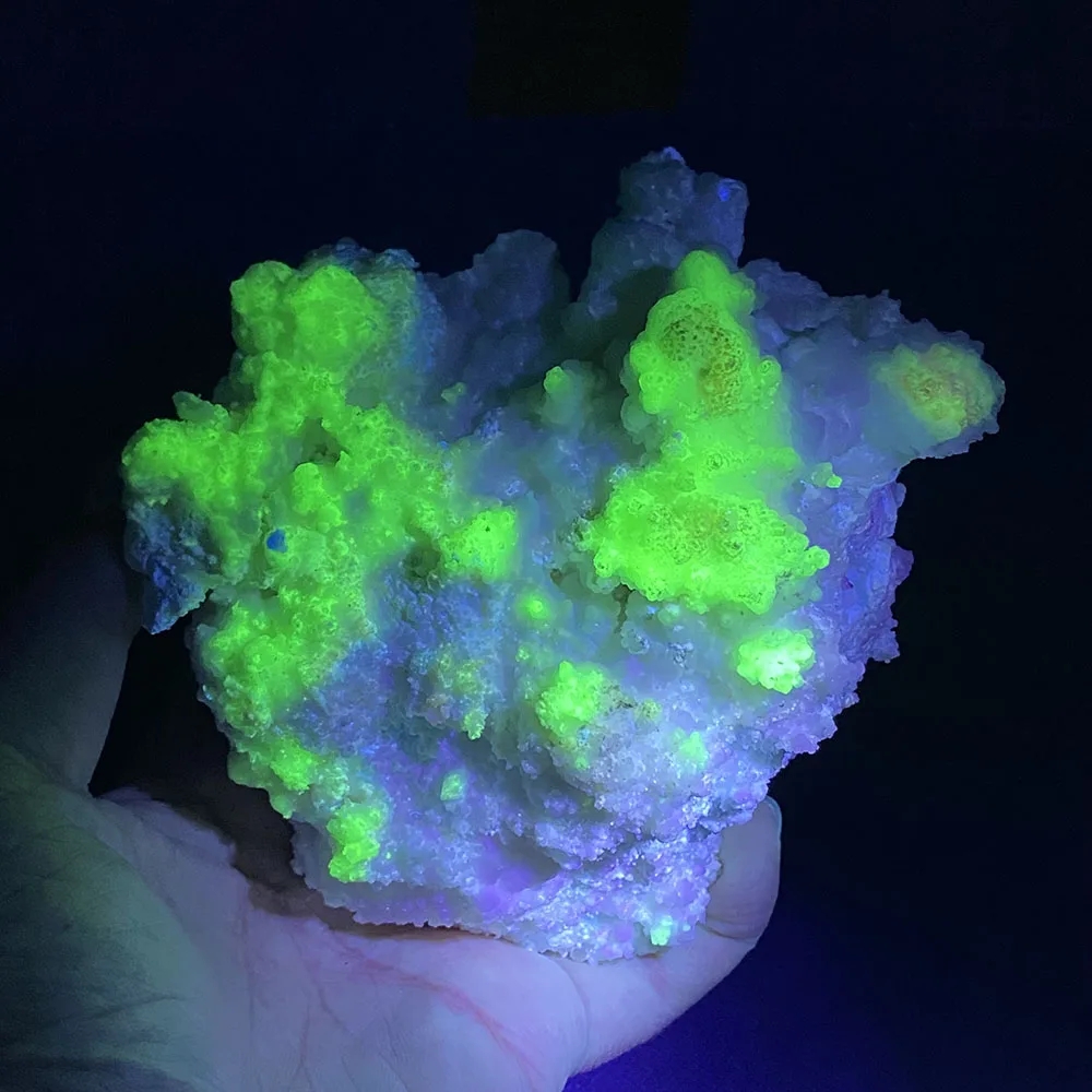 Natural hydrozincite Mineral specimen stone Crystal flower mineral crystal specimen stones and crystals