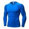 Men's Compression Shirt Long Sleeve Sports Workout T-Shirts Sport Quick Dry Fitness Running Tops Gym Sports Tights 5