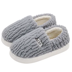 Cozy Thick - Soled Cotton Slippers - Indoor Anti - Slip Warmth - 40 - 41 (GRAY)