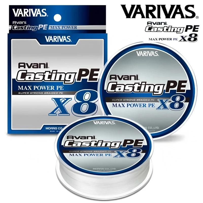 Ligne de pêche Varivas Avani Casting PE Max Power X8, 8 brins japonais, 300 m, résistance