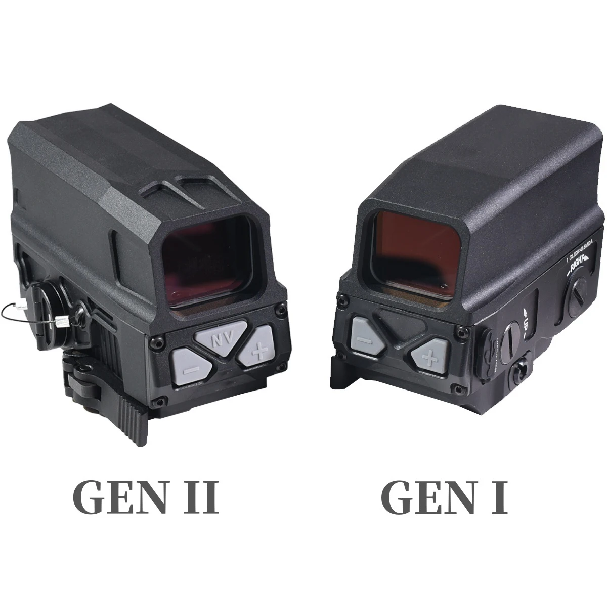 Gen II Holographic Red Dot Sight Tactical and 3X Magnifier Combo QD Mount Rifle Airsoft Optic Collimator Scope with Full Marking For Red Dot Sight Tactical Magnifier Scope Rifle Scope Holographic Collimator