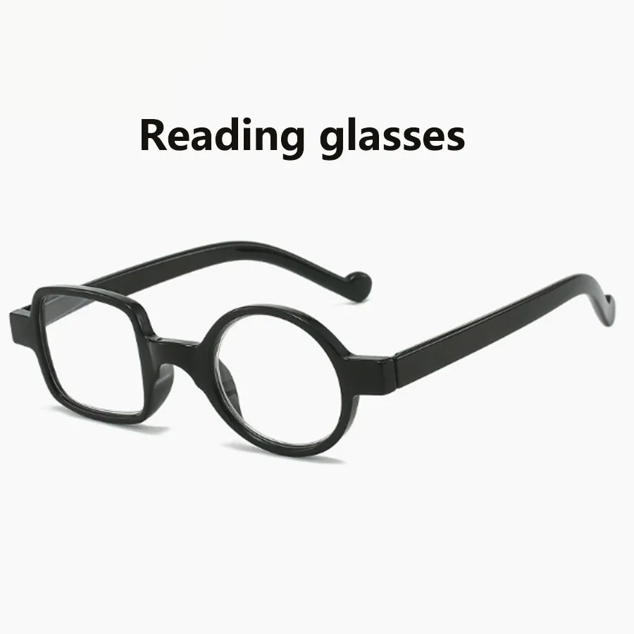 Stylish Irregular Vintage Reading Glasses for Men and Women – Perfect for Everyday Elegance
