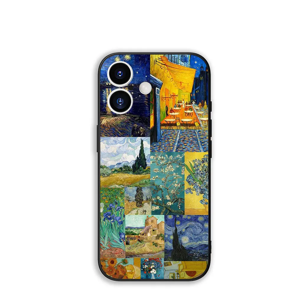 Starry Night Van Gogh Painting Phone Case - Artistic Design Protective Cover