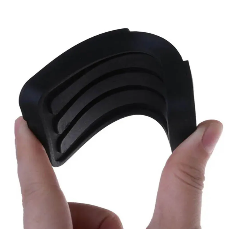 블랙 고무 페달 패드 커버, 가속 브레이크 클러치 미끄럼 방지 패드, VW T4 골프 제타 MK2 트랜스포터 1990-1999 용, 세트당 3 개