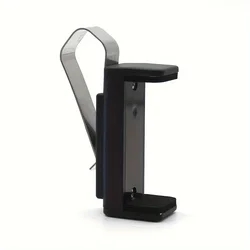Universal Garage Door Remote Holder and Keychain Clip (Black)