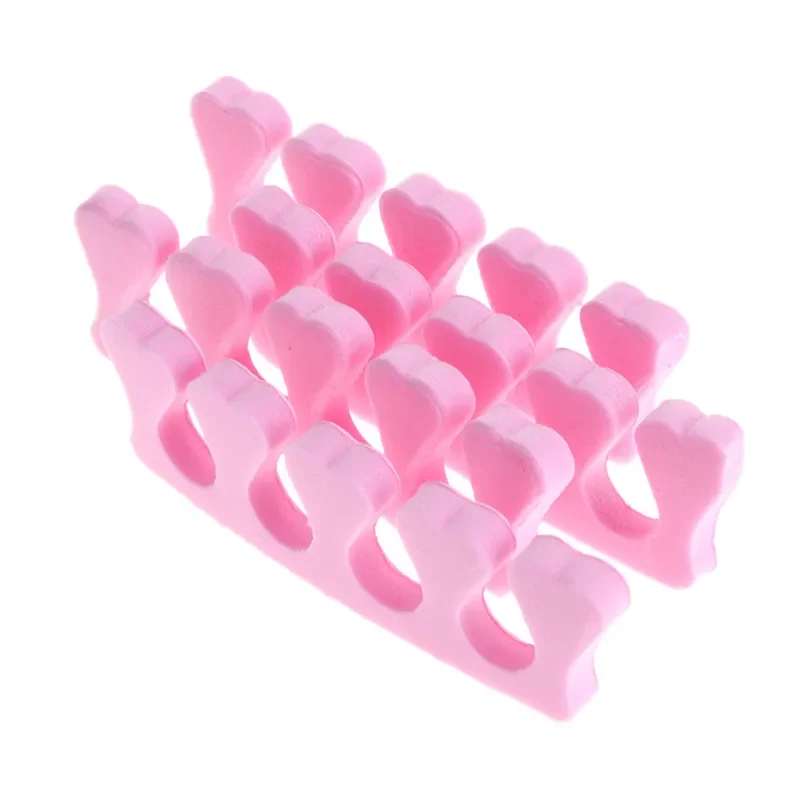 Monja 100Pcs Nail Art Soft Foam Sponge Finger Toe Separators Extending Painting Coating Anti Touch Separate Manicure Tools