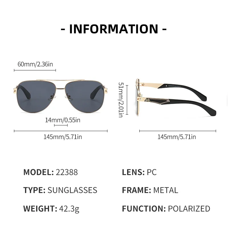 Maybach Men's Driving Polarized Sunglasses 22388# polarized sports glasses polarized glasses women sunglasses uv protection glasses