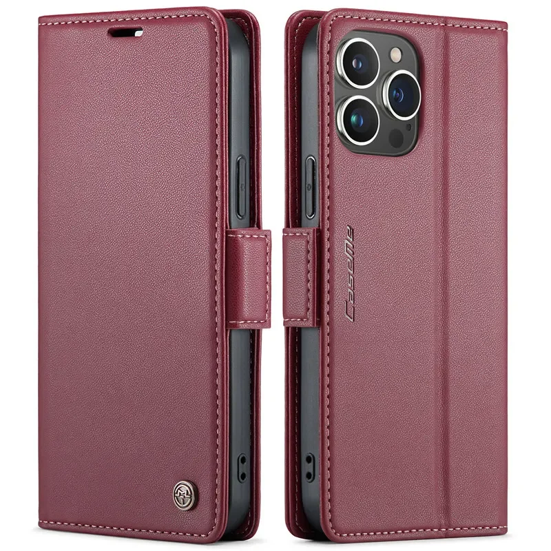 Premium Flip Leather Magnetic Wallet Phone Case with Card Holder