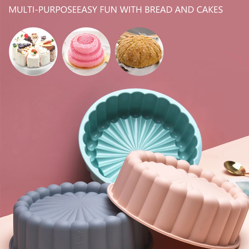 Dropship Silicone Round Pan Charlotte Cakes Baking Pan Sponge Flan Mold  Strawberry Shortcake Baking Pan Kitchen Silicone Moulds to Sell Online at a  Lower Price
