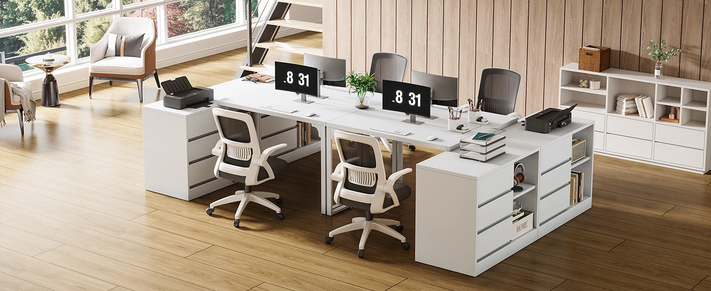 office desk with drawers