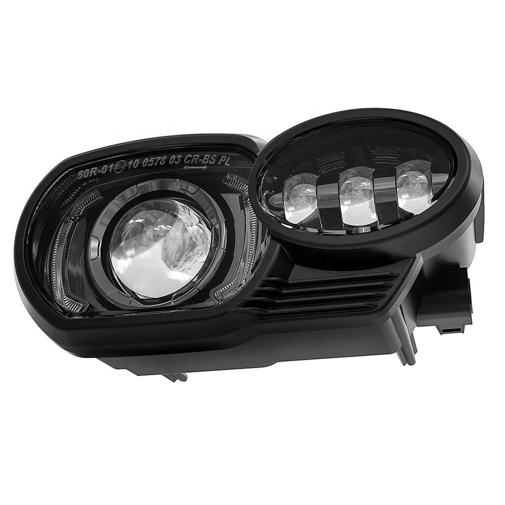 

Для BMW Motorrad фары E-Mark утвержденные светодиодные фары с DRL halo для BMW 2005-2009 K1200R 2010-2013 K1300R фары