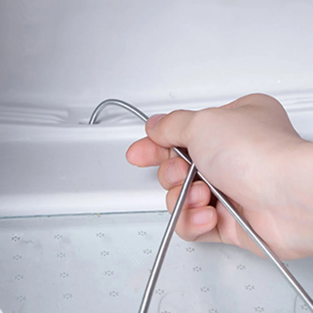 5/6/8 Pcs Refrigerator Water Outlet Cleaner Kit Reusable Refrigerator Drain Hole Clog Remover Cleaning Tool for Household Clean