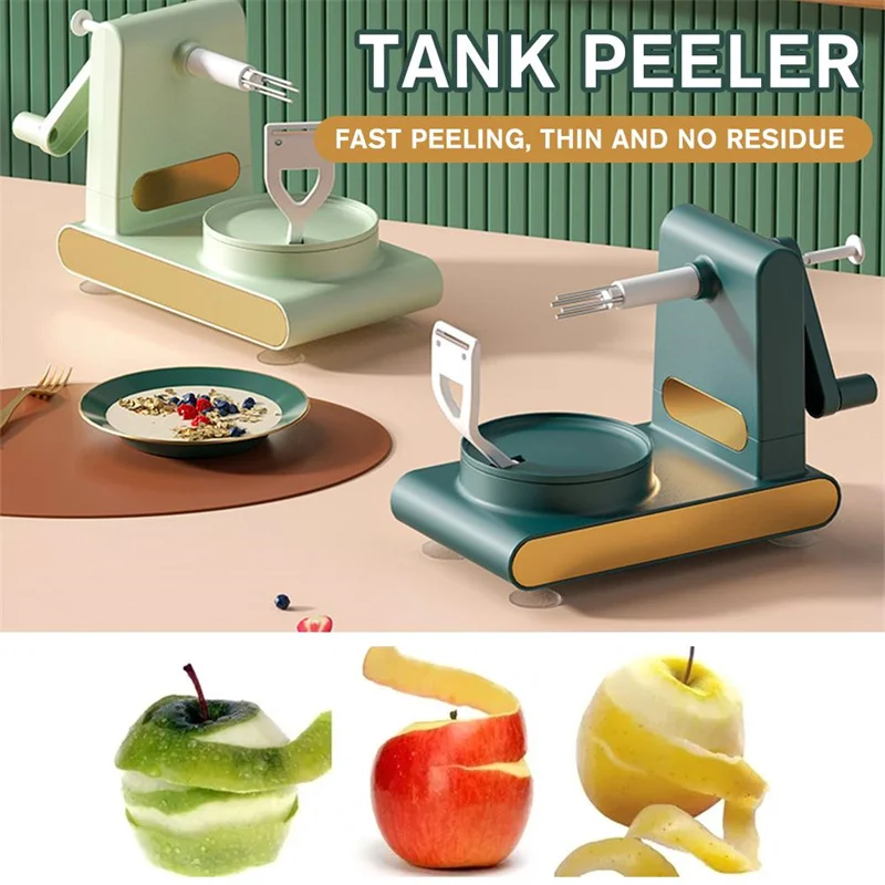 

Hand-cranked Multifunctional Apple Peeler Machine, Home Peeler Cutter, Kitchen Slicer Tools with Gadgets, Fruit Corer