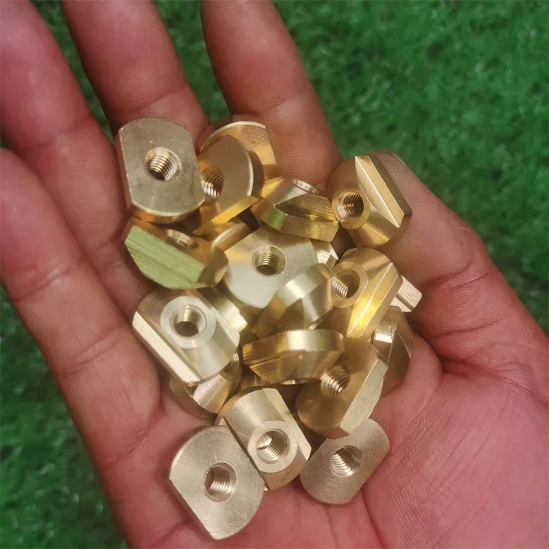 10 Or 20Pcs M6 Windsurf Hydrofoil Mounting Brass T-Nuts Water Sports Surfing Hydrofoil Tracks Accessories