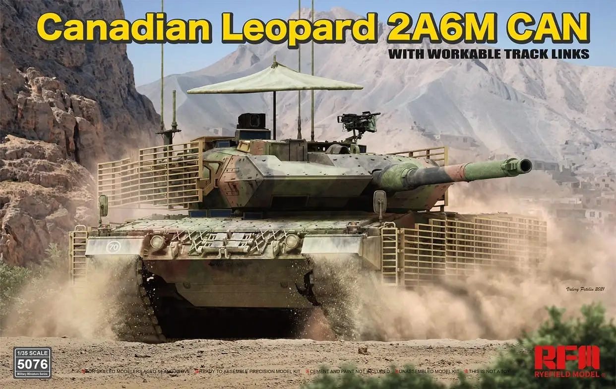 

RYEFIELD RM5076 1/35 Canadian Leopard 2A6M CAN Model Kit
