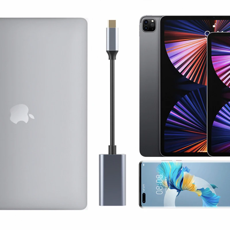 كابل USB من النوع C إلى HDMI متوافق مع USB C إلى H...