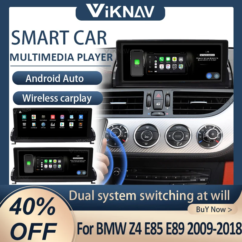 1025InchAndroid12HeadunitForBMWZ4E85E8920092018CarPlaywith